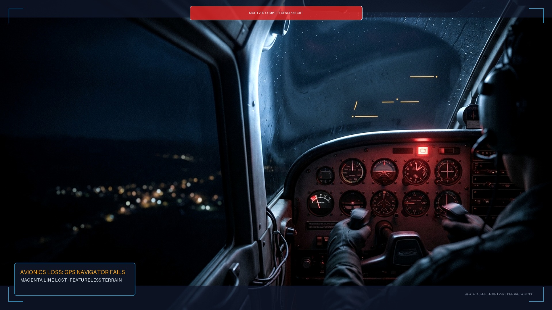 Avionics / MFD Display Failure in Night VFR