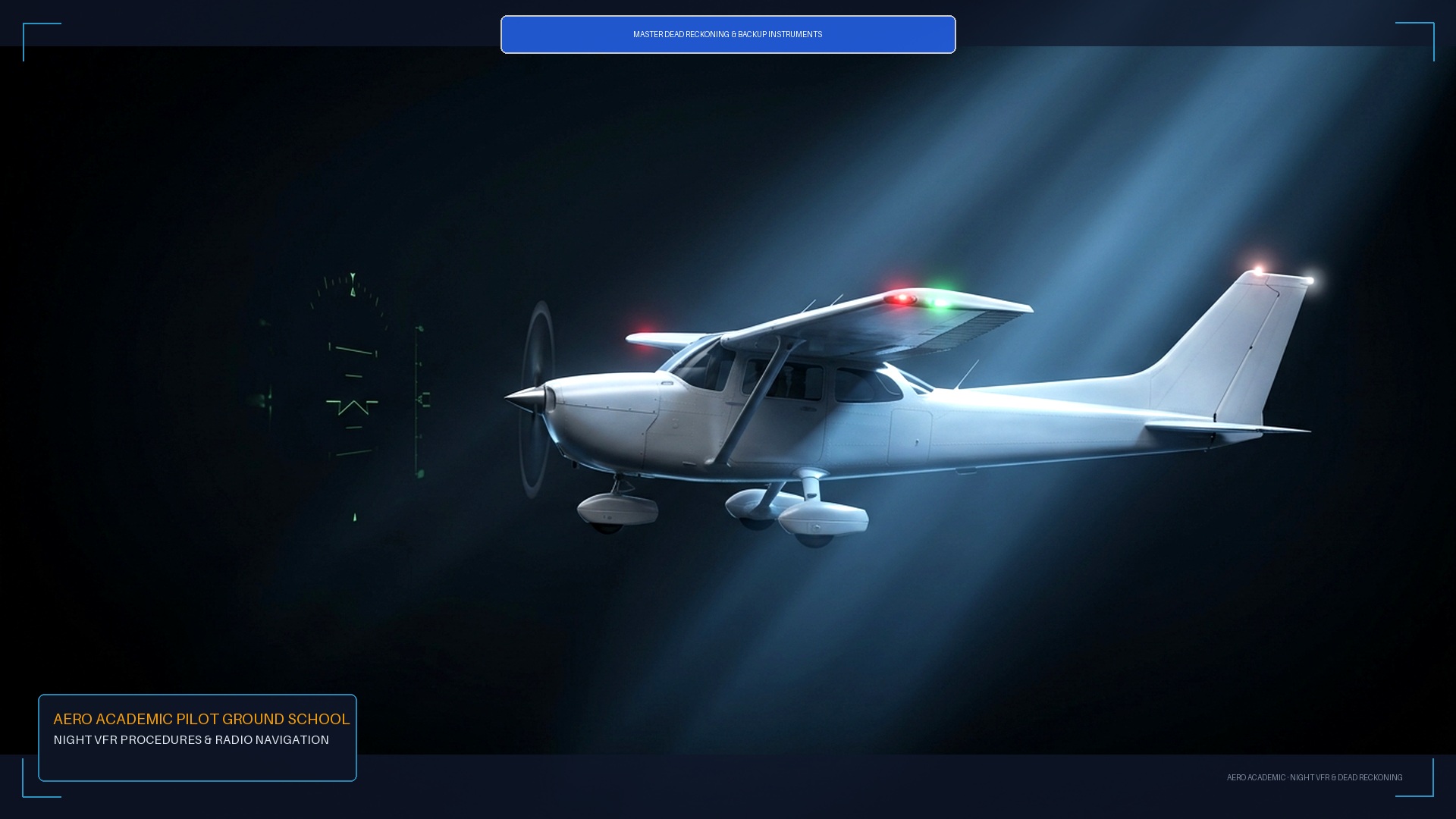 Avionics / MFD Display Failure in Night VFR Plate 4