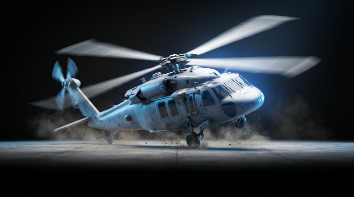 Helicopter Ground Resonance Destruction Trap