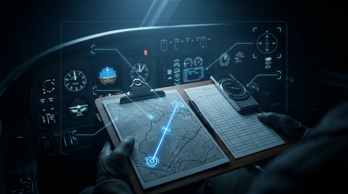 VFR Navigation 1-in-60 Rule & Track Error Calculations