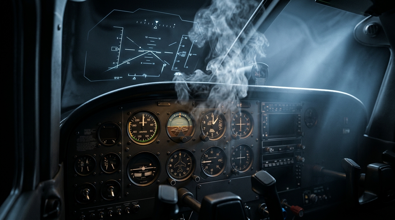 Electrical Fire & Smoke Behind Instrument Panel